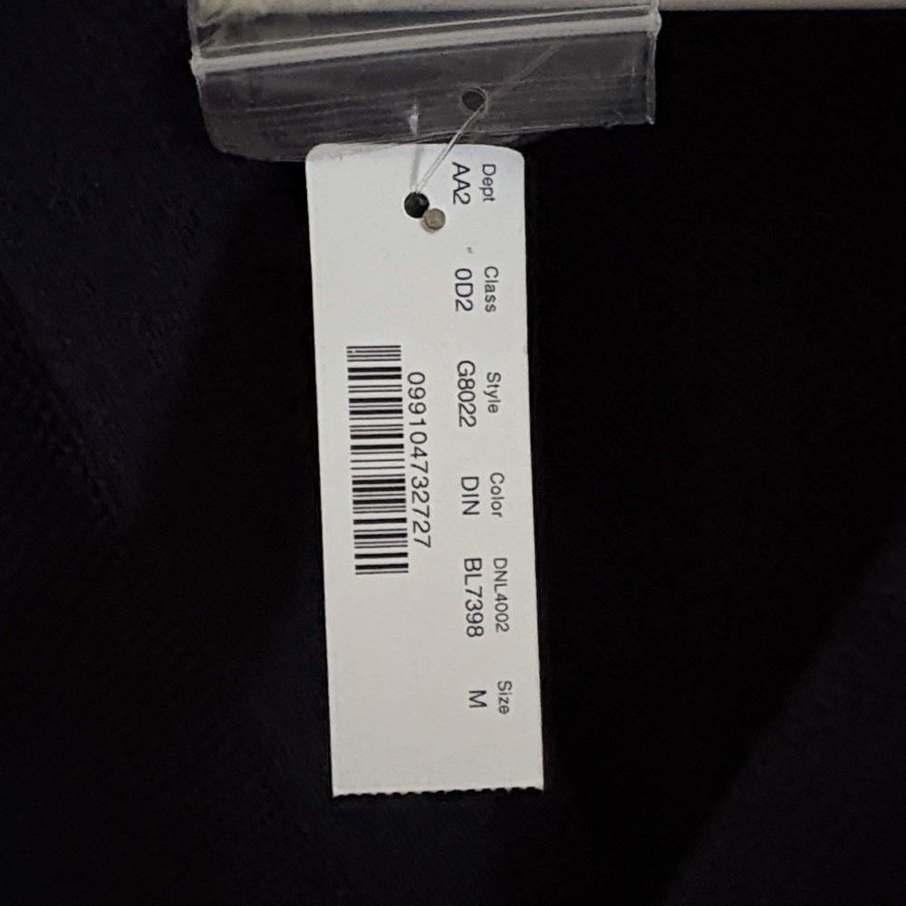 New With Tags J. Crew Men's Cotton Cashmere Navy Cardigan Sweater, Size Medium - Picture 3 of 7